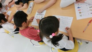 児童発達支援はればれ、年長の子ども達の活動の様子です。