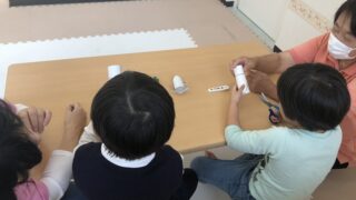 保護中: 児童発達支援はればれ、11月5日火曜日の子ども達の活動の様子です