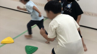 保護中: 児童発達支援はればれ、木曜日５歳児クラスの活動の様子です。