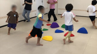 保護中: 児童発達支援はればれ、火曜日５歳児クラスの活動の様子です