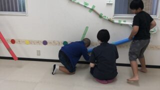 保護中: 放課後等デイサービスはればれ、月曜日の子ども達の活動の様子です