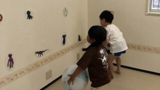 保護中: 児童発達支援はればれ、水曜日4歳児クラスの子どもたちの活動の様子です。