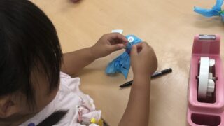 保護中: 水曜日4歳児クラスの活動の様子です