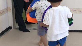 保護中: 児童発達支援はればれ、火曜日3歳児クラスの活動の様子です