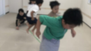 保護中: 児童発達支援、木曜日５歳児クラスの活動の様子です